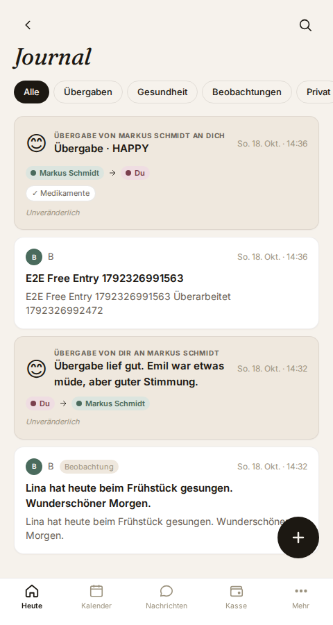 Elterntakt Übergabe-Template